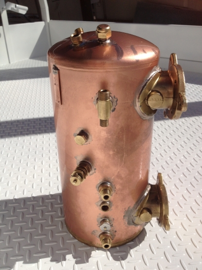 Antique Copper Coffee Maker - After Cleaning