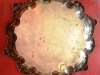 Antique SIlver Tray - Before Cleaning